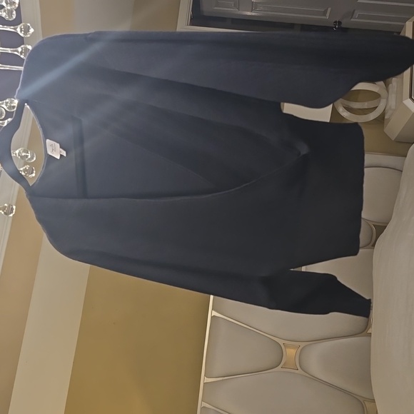 COZY CO. Black wrap sweater. Viscose 55% Poliester 30% Nylon 15% - Picture 7 of 14